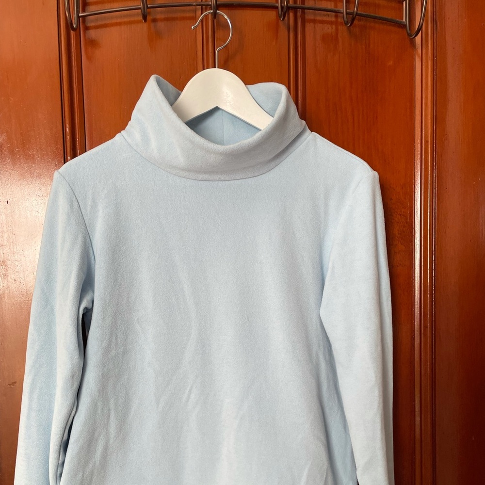Dudley Stephens Terry fleece Park Slope size small, color is Ice Blue.